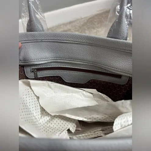 NWT Purple and Lilac Boutique Grey Tote Bag and Wallet 2 Piece Set Gray