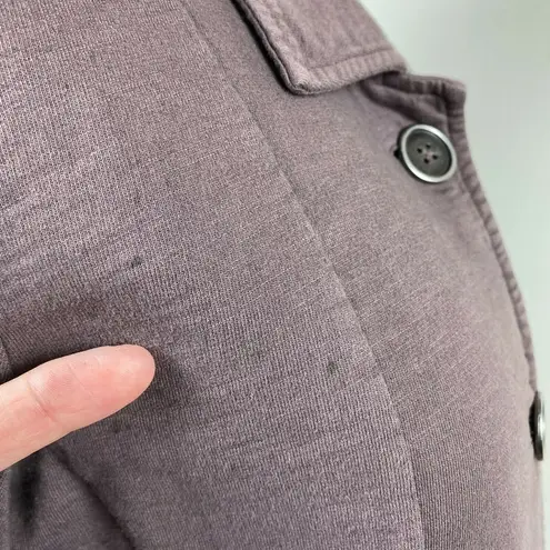 Fresh Produce Jacket XS Brown Button Up Pockets 100% Cotton Long Sleeve