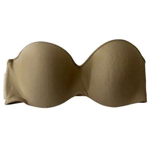 Maidenform Full Coverage Strapless Underwire Bra Beige Size 40D Style 05032