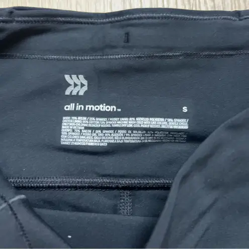 All In Motion NWT Effortless Support Women's Sleek Black Leggings Small