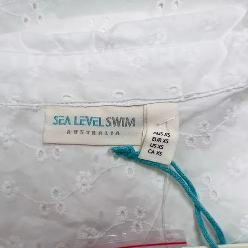 Elegant White Swim Coverup Size XS