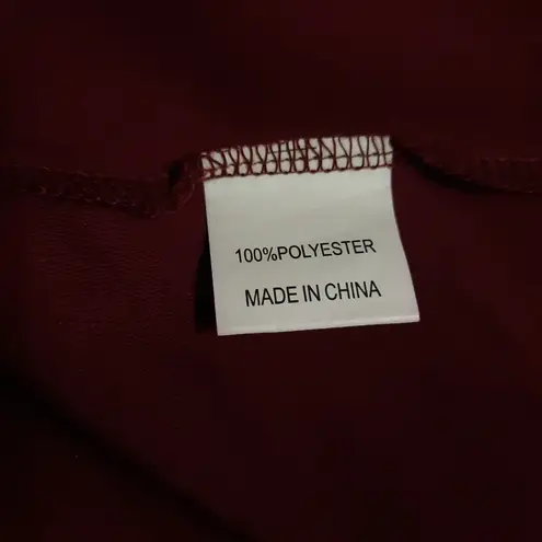 Tickled Teal Maroon Haylie Dress Size Medium