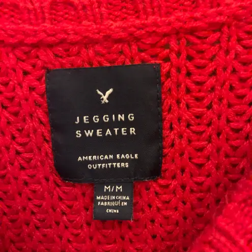 American Eagle Jegging Sweater Red Medium