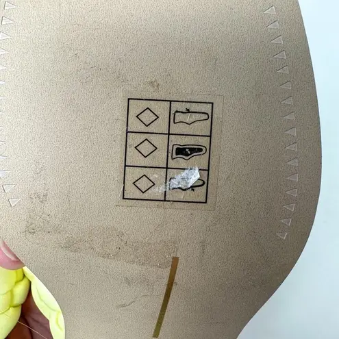 NEW Dolce Vita Ronin Light Yellow Double Braided Strap Sandal Size 6 MSRP $115