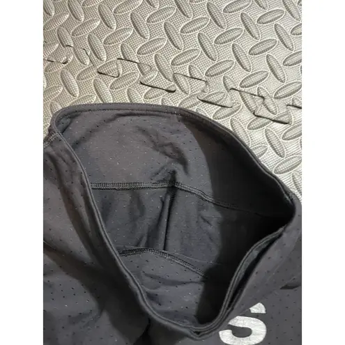 Lululemon Soulcycle x  Full Length Black‎ Leggings Perforated Womens Size 2