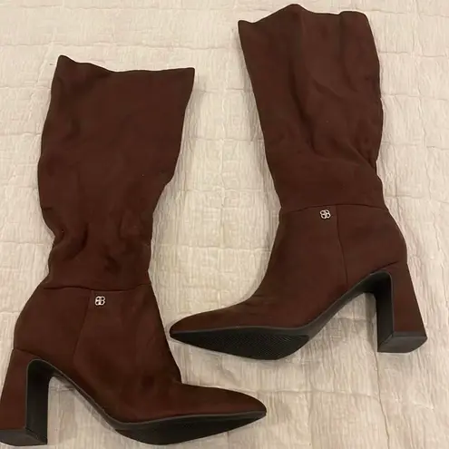 Bandolino Brown Suede Heeled Boots