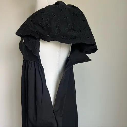 En Saison Barnette Eyelet Midi Dress Black Size XS