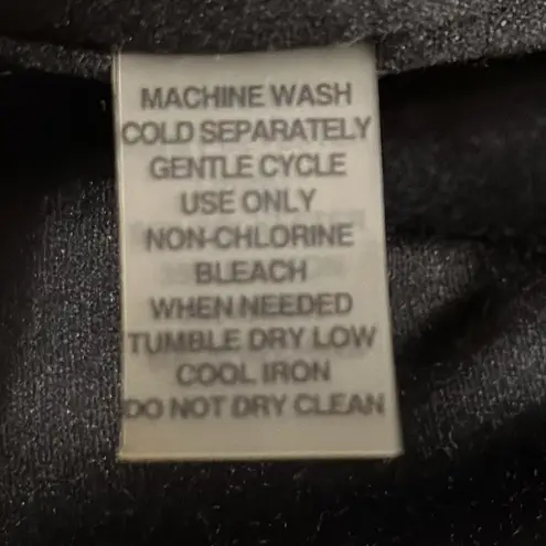 Tahari black satin coat jacket formal size XL