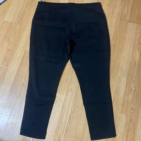 Diane Gilman 🏷️🏷️NWT Women’s plus 2x DG2 Virtual Stretch black Pull-On Denim