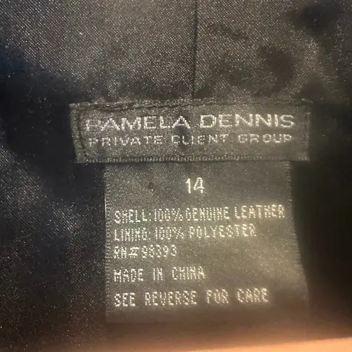 Y2K Classic 90s Minimalist Black Soft Genuine Leather Fitted Blazer Large