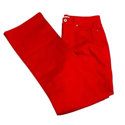 Red Y2K Jeanstar 2000s Jeans Pants Star Details Women’s Size 12 Regular Style!