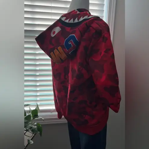 Red Camouflage Zip