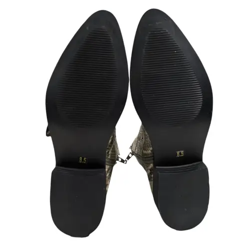 Steven By Steve Madden Steven New York Harmon Snakeskin Design Booties EUC $150 Size 8.5 S3151 - Image 10