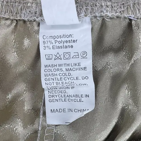 Jenni Intimates Women’s Sexy Shirt/Shorts Tan Leopard Size 4XL