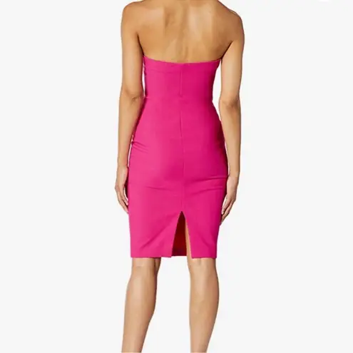 Likely Laurens Strapless Cocktail Dress Magenta Pink Orchid size 6 Small $178