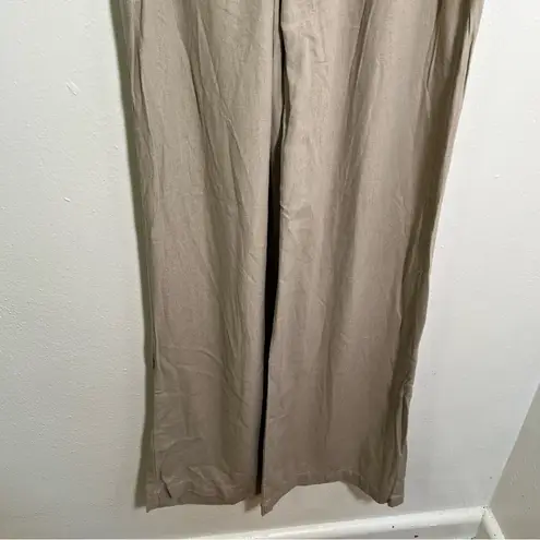 Sincerely Jules Paper Bag Waist Pant Greige M Gray Size M