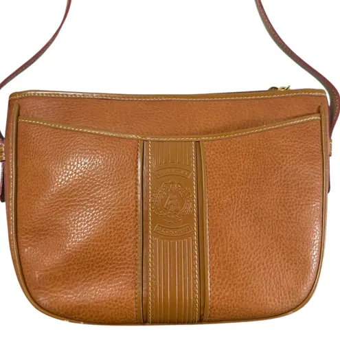 Vintage Courser Original Leather Crossbody Bag Brown Saddle Bag Equestrian Horse