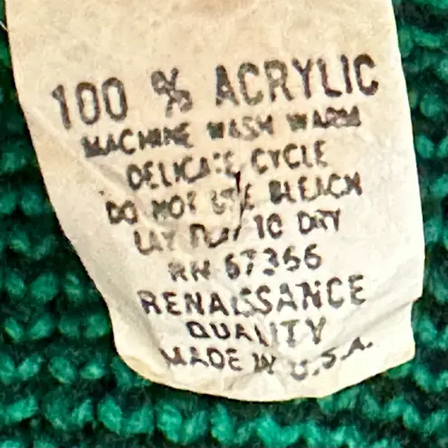 Bold Green and Large Black Polka Dot Sweater 80s Vintage Oversized Vibrant Cool Size undefined