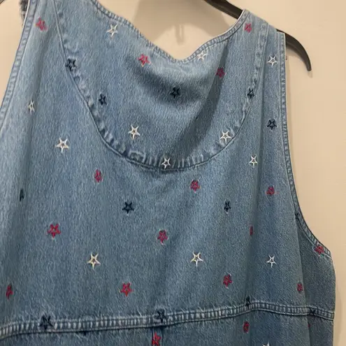 cj banks -  2001 vintage midi 4 of July Jean dress 18/20