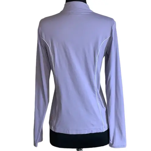 Lucy Tech  Purple Quarter Zip Pullover Jacket Top