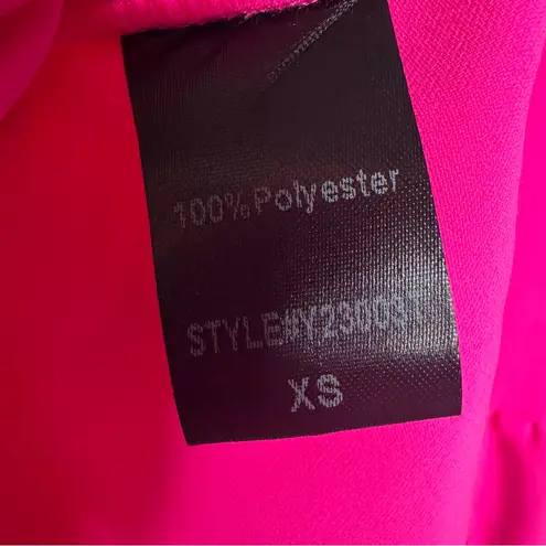 Tuckernuck/Pomander Place Electric Pink Crepe Kenzo Dress Size XS