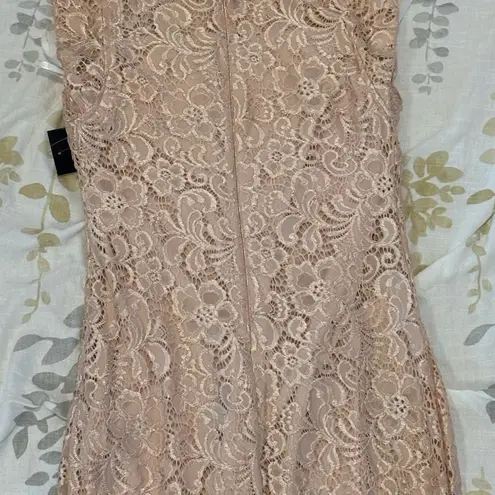 Enfocus Studio Pink Sheath Midi Dress Spaghetti Strap