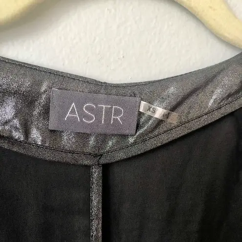 ASTR ✨ Metallic Longline Cardigan