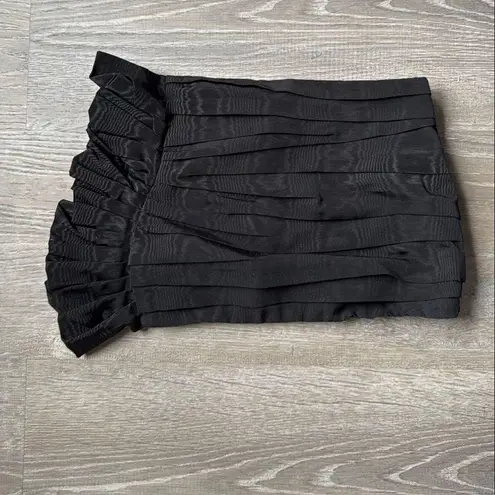 Sandro Britany Strapless Ruched Cropped Top