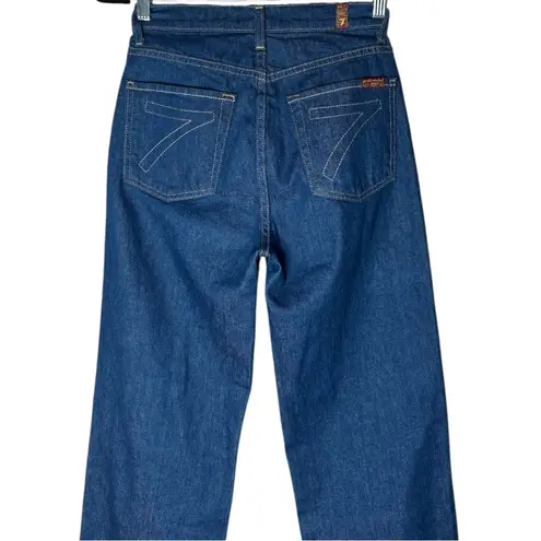 7 For All Mankind  Cropped Trouser Jeans Avant Rinse Size 26