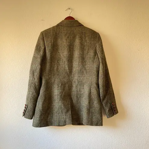 Orvis Vintage Women's Tweed Blazer Wool Blend Button Blazer Size 10
