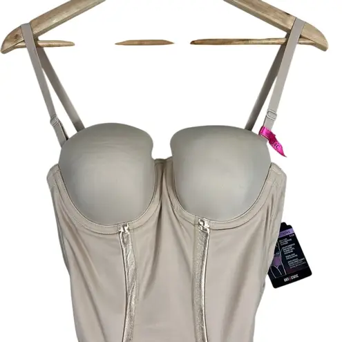 Maidenform NWT Cream Ultra-Firm Convertible Body Shaper Womens 34C Neutral