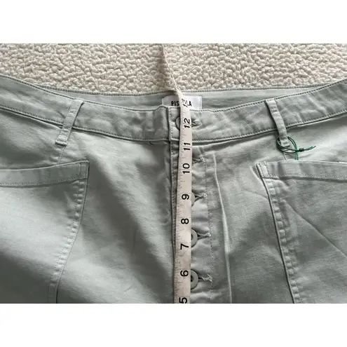 Pistola Tammy Button Fly Trouser Pants Straight Leg Sea-mist Green Size 33