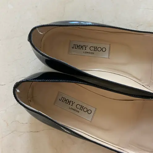 Jimmy Choo  Patent Leather Flats Sz 37 / US 7