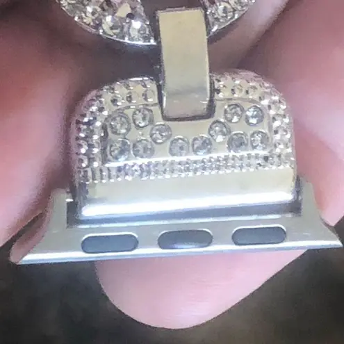 Apple Watch silver plated luxury style band