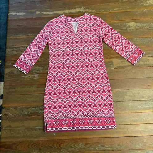 Coolibar UPF 50+ Women’s Pink Oceanside Tunic Dress ~ Size XS 💚🍄