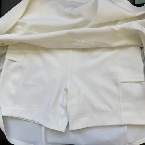 Sweaty Betty Grand Slam Tennis Skort Womens XXS White Active Workout Travel NWOT