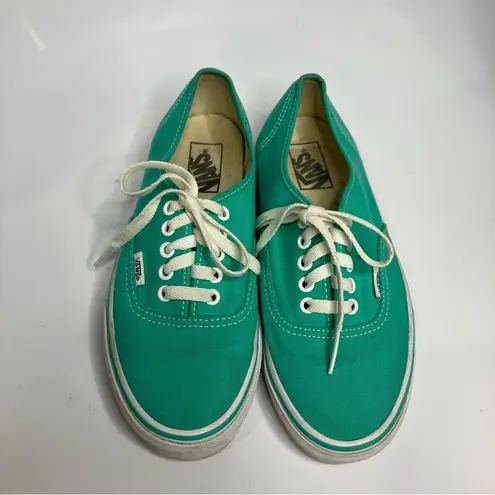 Vans  teal green lace up sneakers unisex sizing