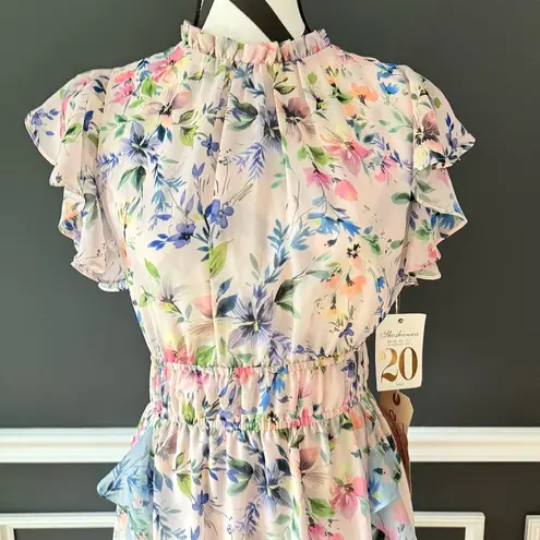 Shoshanna Fontaine Floral Triana Dress Maxi Flowers size 6 NWT