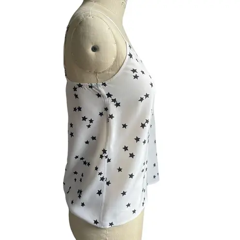 Equipment Femme Layla Cami Tank Top 100% Silk Adjustable Straps Stars Small