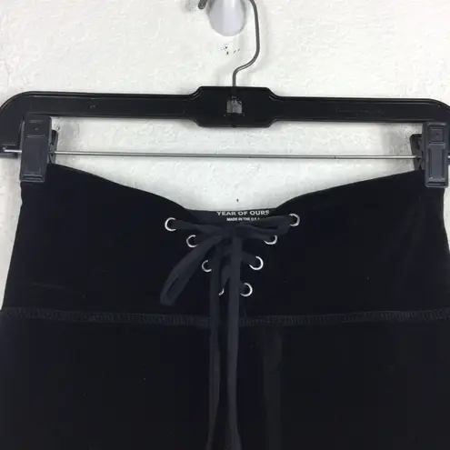 Year Of Ours Velvet Black Football Lace