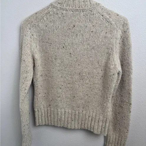 Peruvian Connection  Women’s Oatmeal Wool Alpaca Knit Cardigan Sweater Size Small thumbnail 8