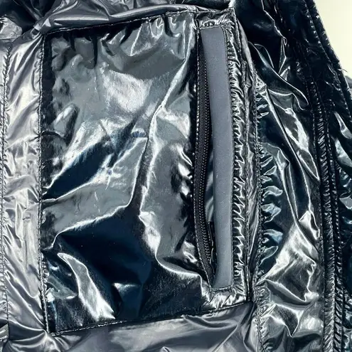 SAM. Ellie Down Jacket Caviar Black Puffer Bomber Shearling Outdoors Coat Size M