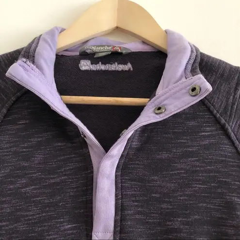 Avalanche Sweatshirt Women's Athletic Pullover Quarter Snap Front