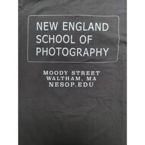 Hanes New England School Of Photography Short Sleeve Gray Graphic T Unisex Men's L
