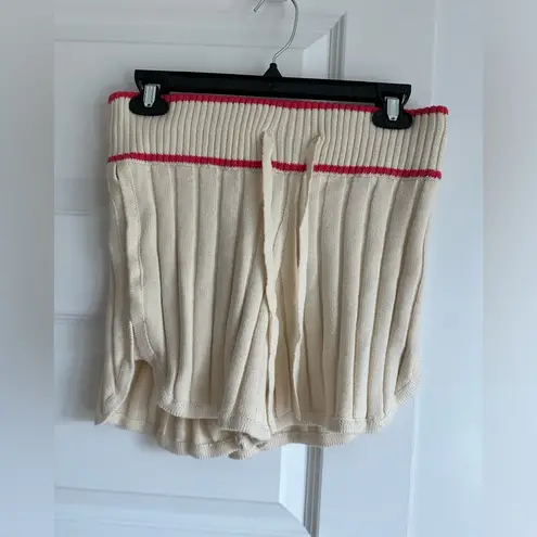 Faherty Cream Game Set Knit Shorts