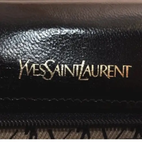 Yves Saint Laurent Black Leather Shoulder Crossbody Bag