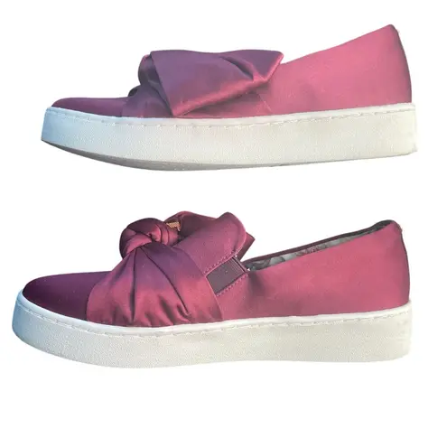 Ted Baker London Maroon Floral Bow Satin Slip