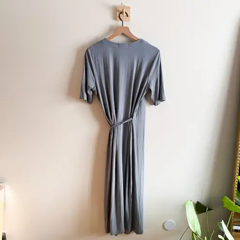 Barefoot Dreams New Luxe Milk Jersey 3/4 Sleeve Wrap Dress Size M