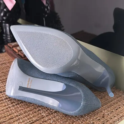 Bella Luna denim closed toe high heels size 10