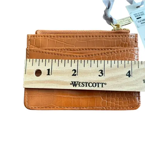 Katie Loxton Women's Brown Crocodile Print Card Holder Wallet